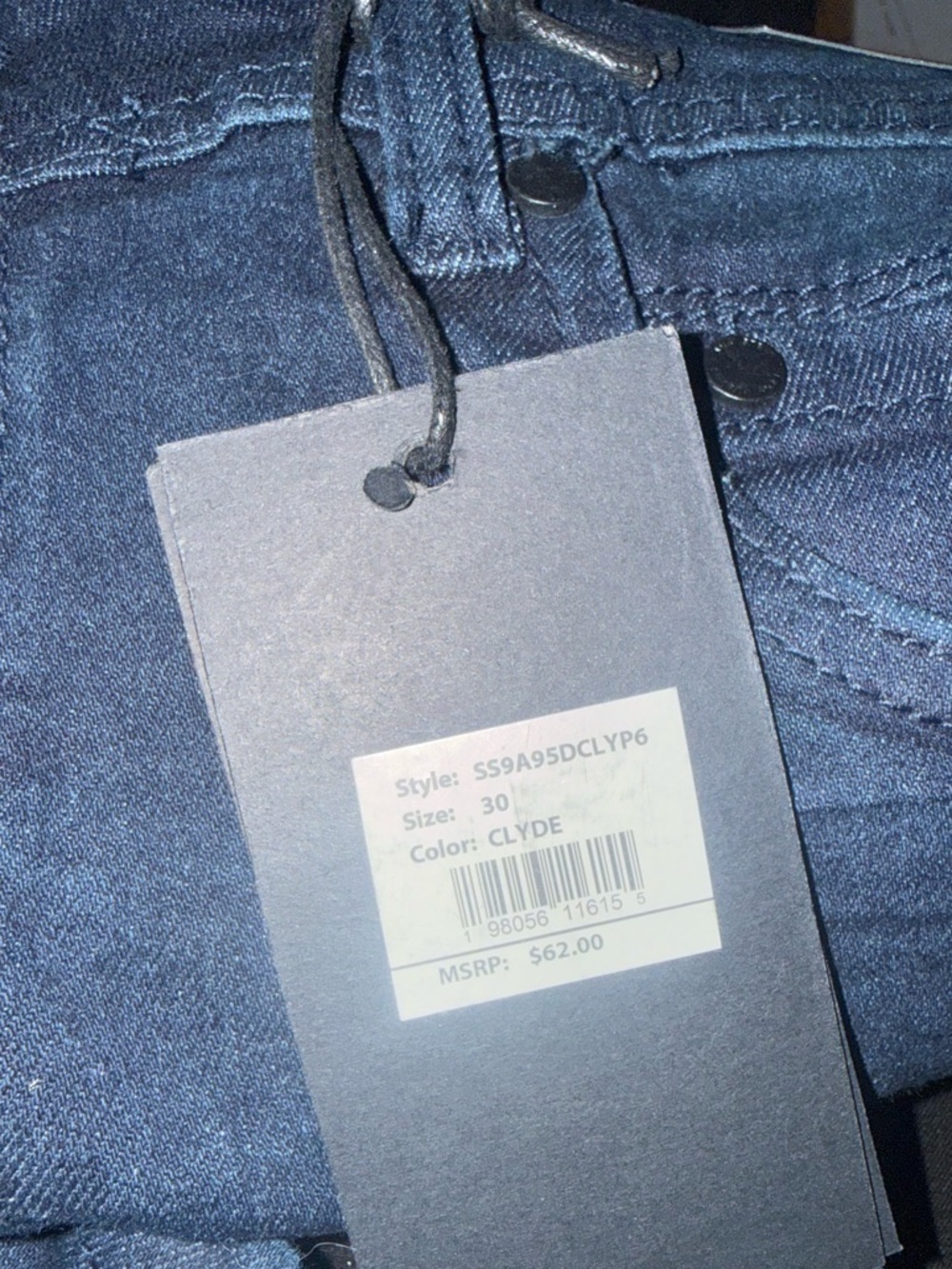 Steve’s Men’s Dark Blue Denim Shorts - Picture 4 of 5